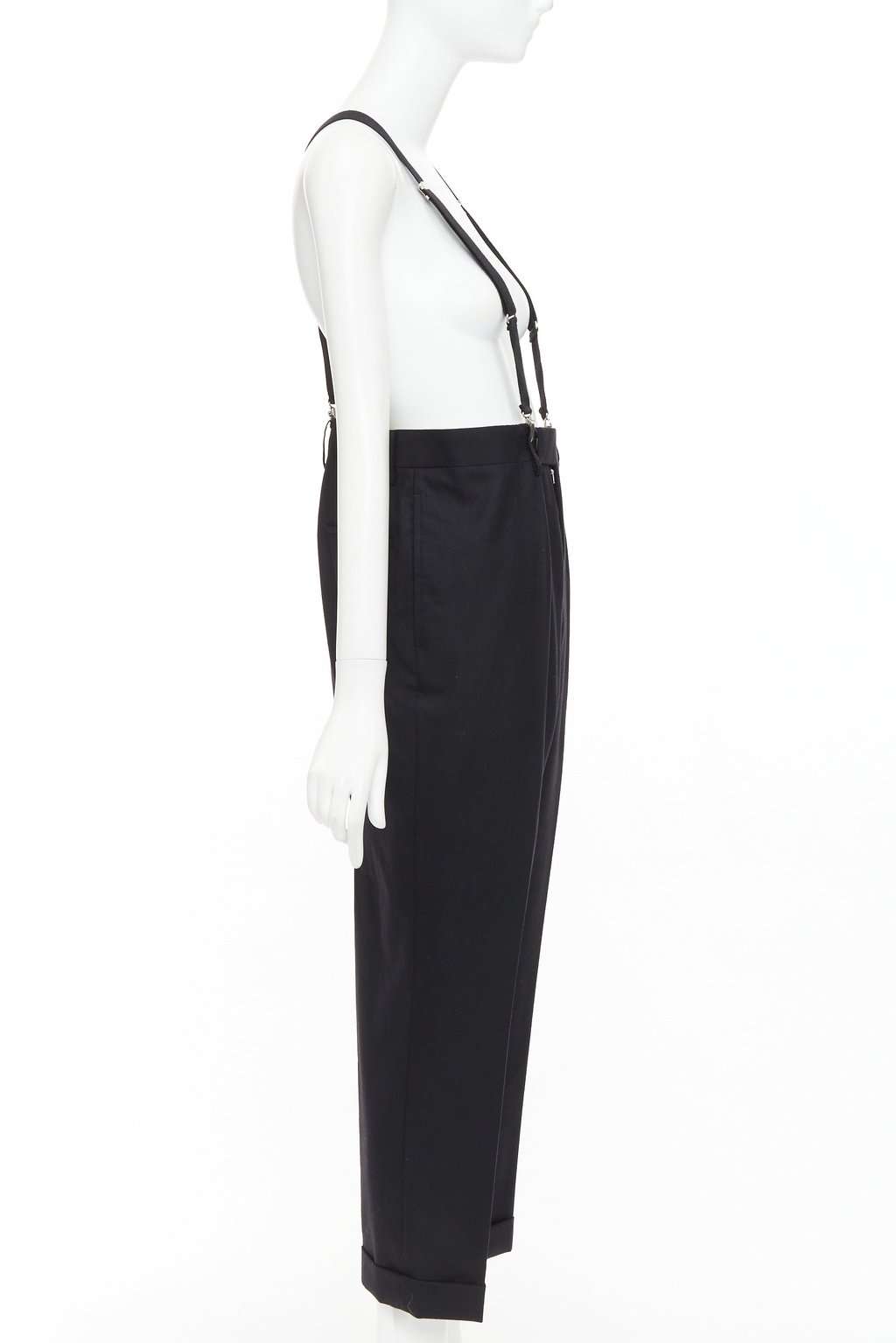 Junya Watanabe Black Wool Trouser Black Wool Very good condition - Model View