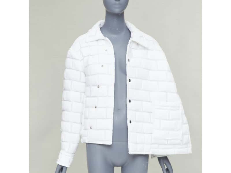 Comme Des Garcons White Polyester Coat White Polyester Good condition - Inside View