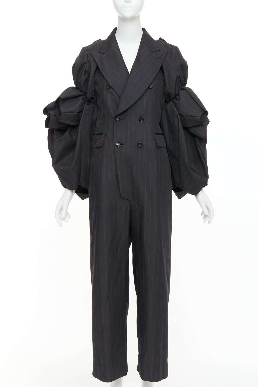 Comme Des Garcons Grey Polyester Jumpsuit Grey Polyester Never worn, with tag - Front View