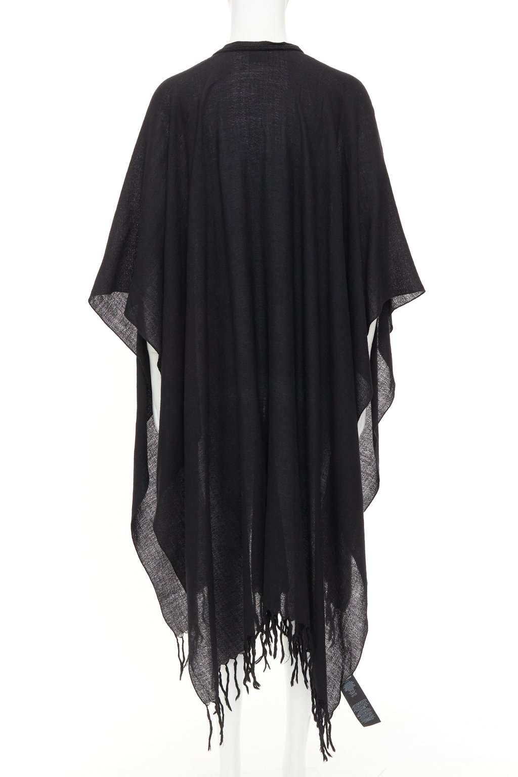 Saint Laurent Black Wool Coat Black Wool Very good condition - Box View