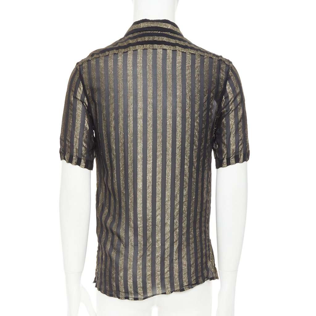 Saint Laurent Black Silk T-Shirt Black Silk Very good condition - Box View