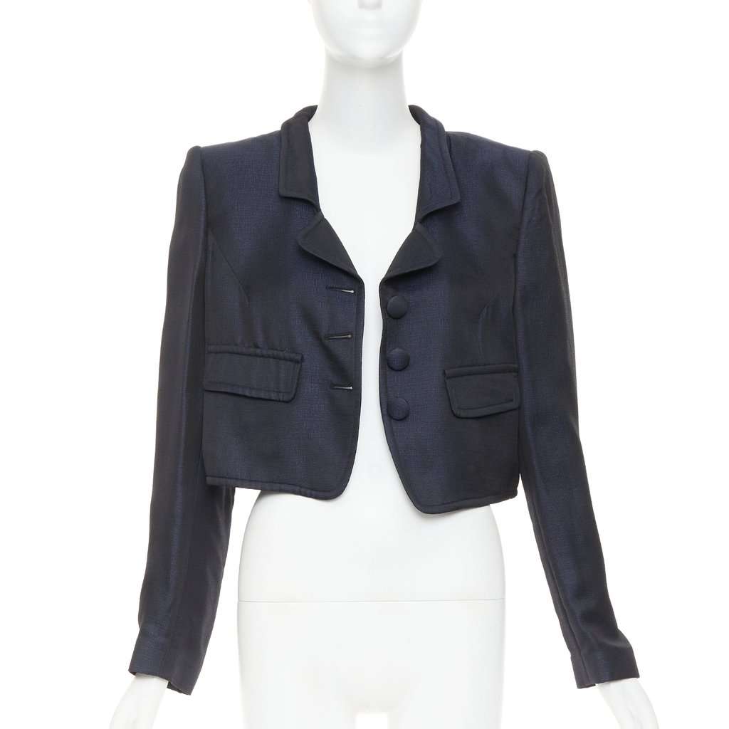 Giorgio Armani Navy Viscose Jacket Navy Viscose Very good condition - Inside View