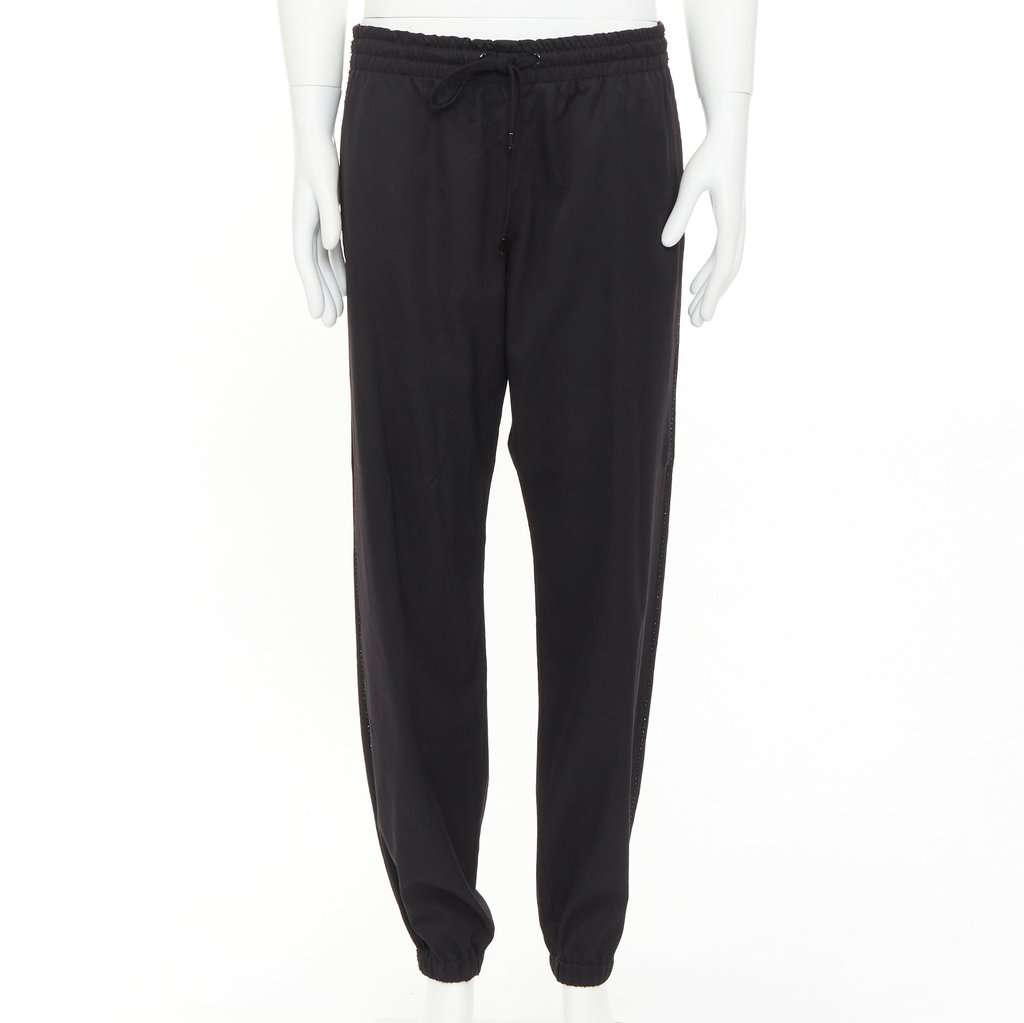 Saint Laurent Black Wool Trouser Black Wool Very good condition - Front View