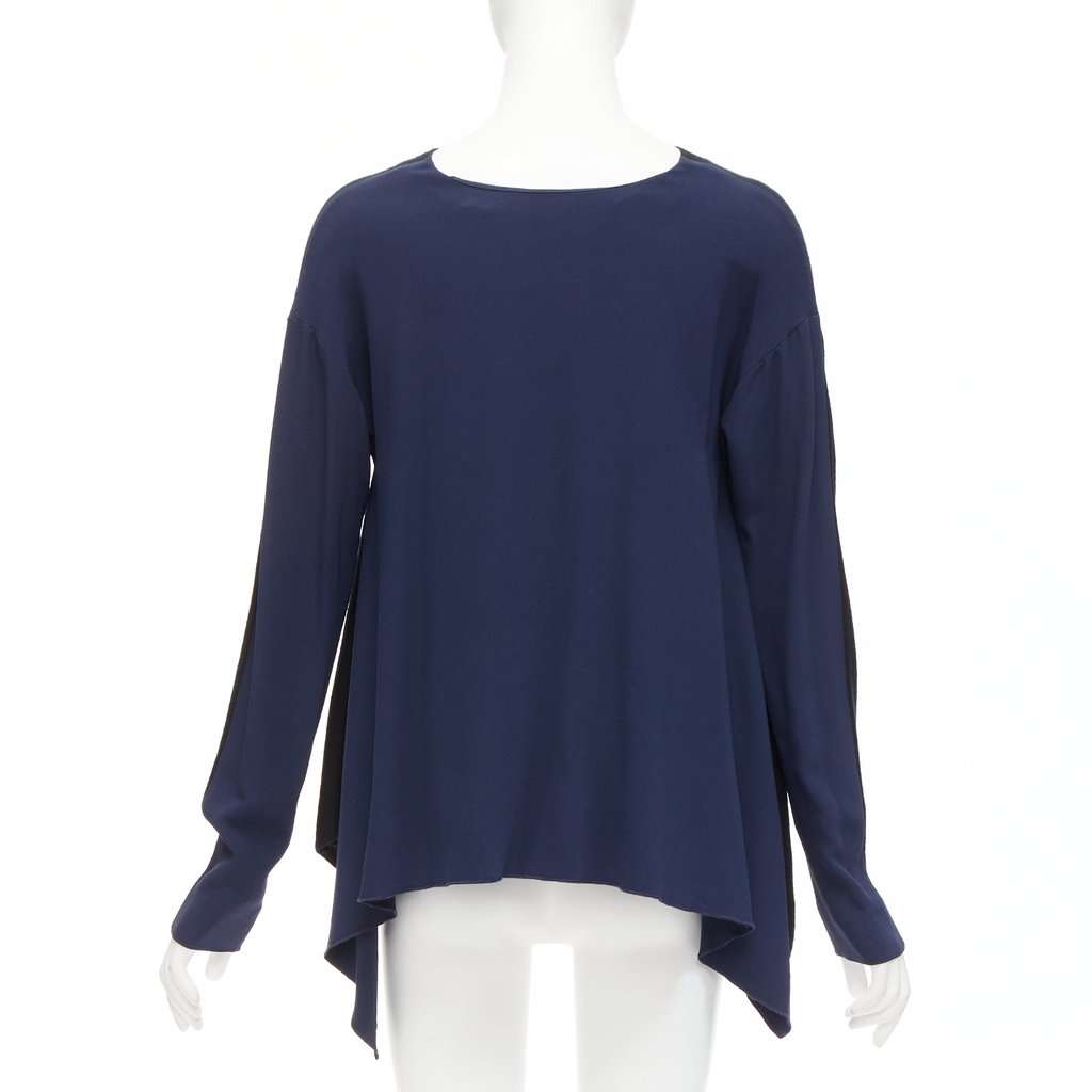 Stella McCartney Handkerchief Sweater Black Wool Never worn - Box View