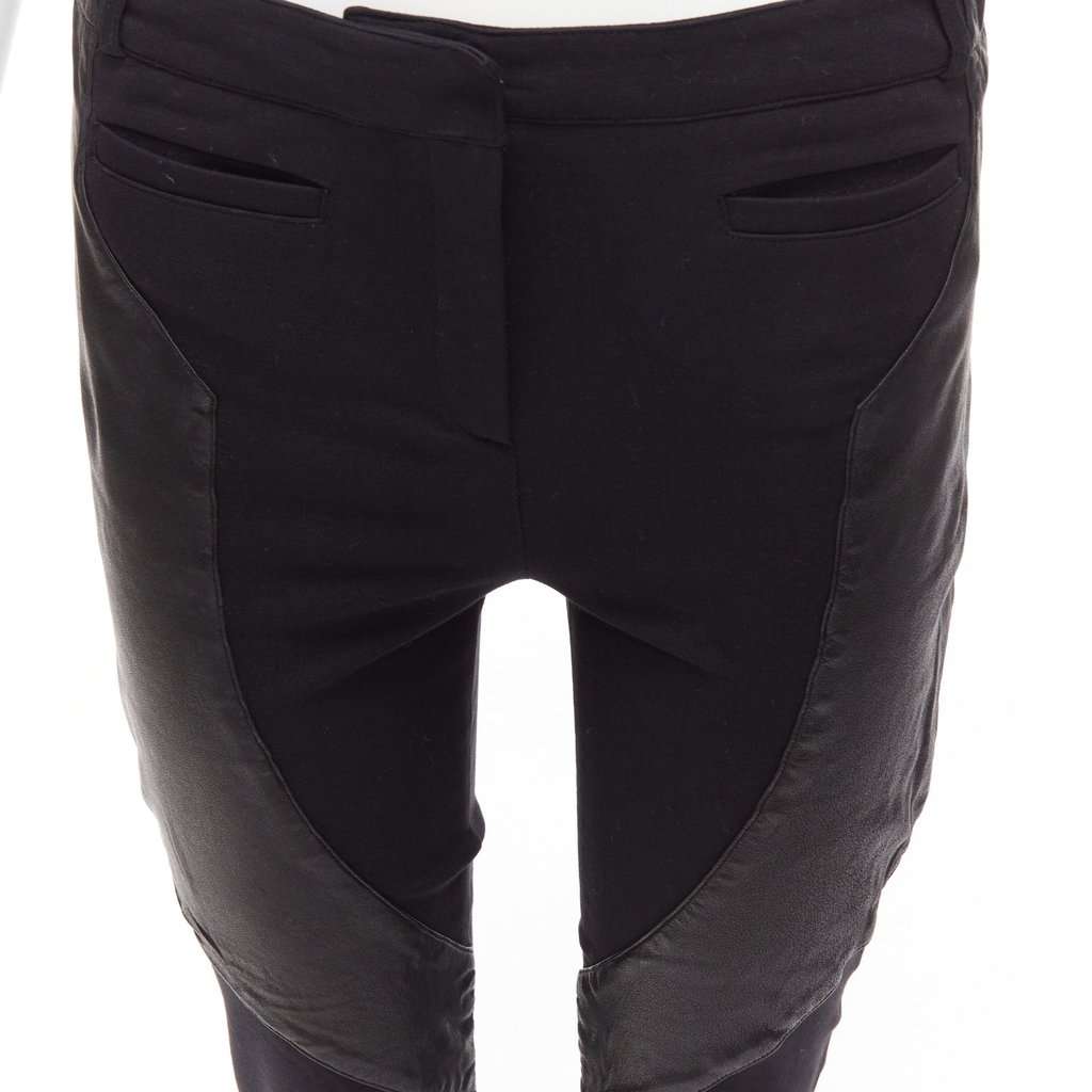 Givenchy Abstract Sweatpants Black Leather Very good condition - Back View