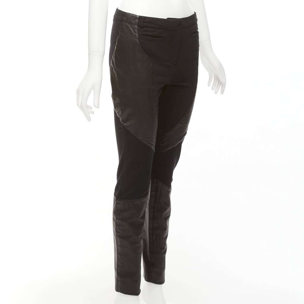 Givenchy Abstract Sweatpants Black Leather Very good condition - Inside View