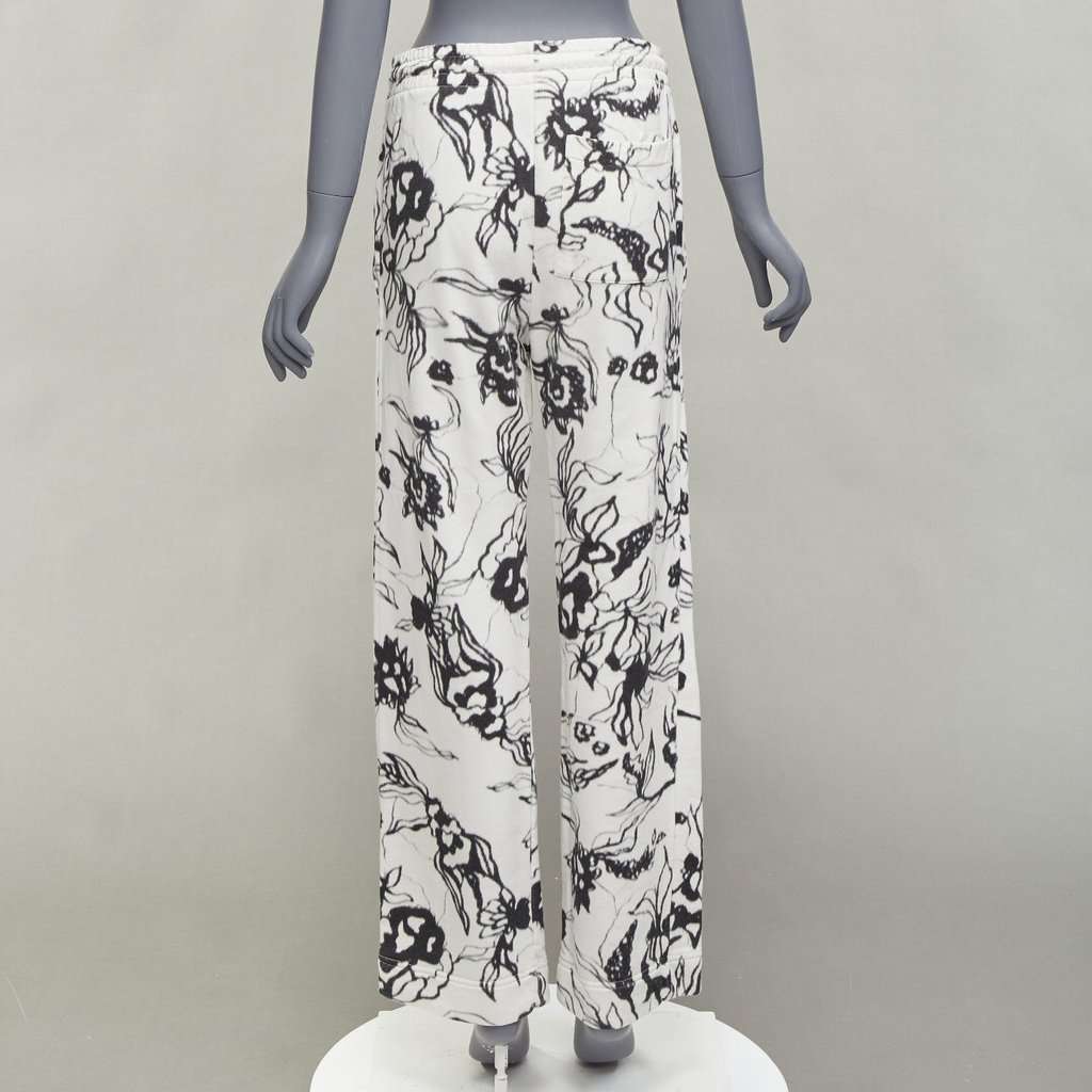 Dries Van Noten Peplum Cropped Pants White Cotton Very good condition - Box View