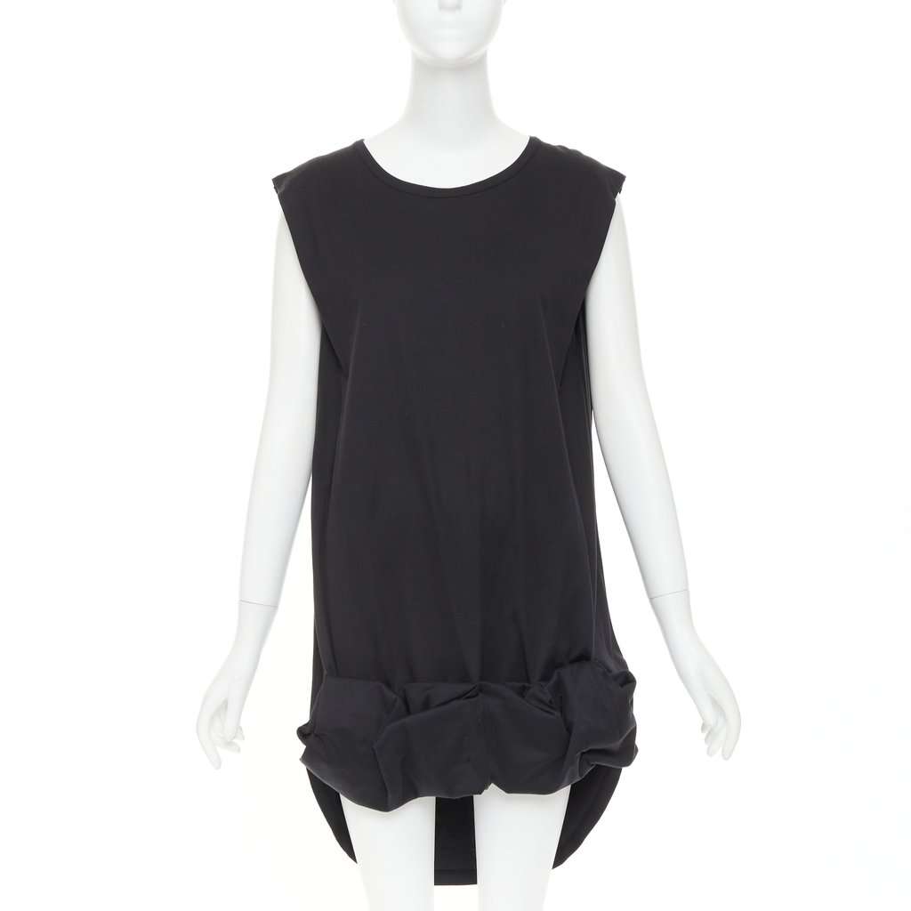 Maison Margiela Black Cotton Dress Black Cotton Very good condition - Front View