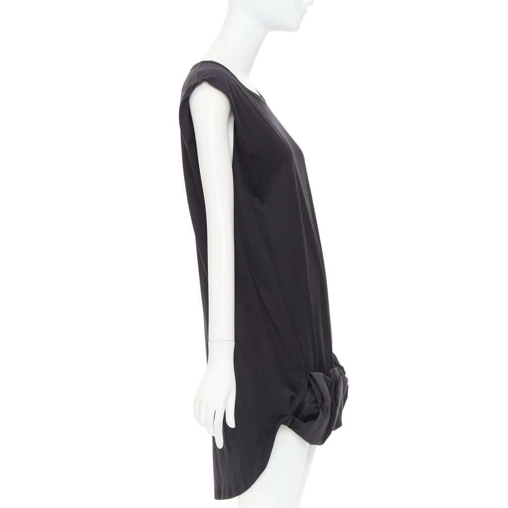 Maison Margiela Black Cotton Dress Black Cotton Very good condition - Model View