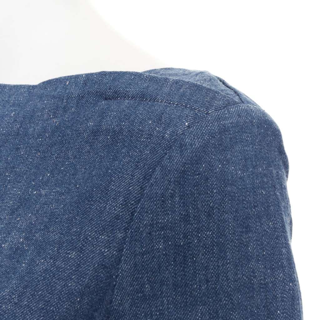 Celine Blue Cotton Top Blue Cotton Very good condition - Back View