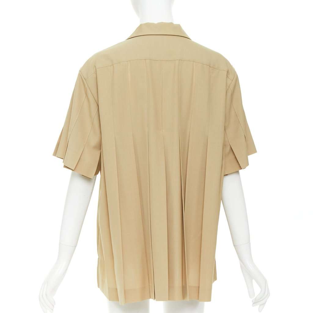 Sacai Khaki Polyester Top Khaki Polyester Very good condition - Box View