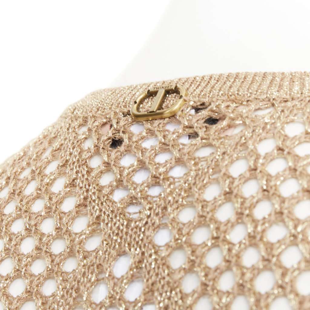 Unsigned 241TP3122 Gold Viscose Very good condition - Back View