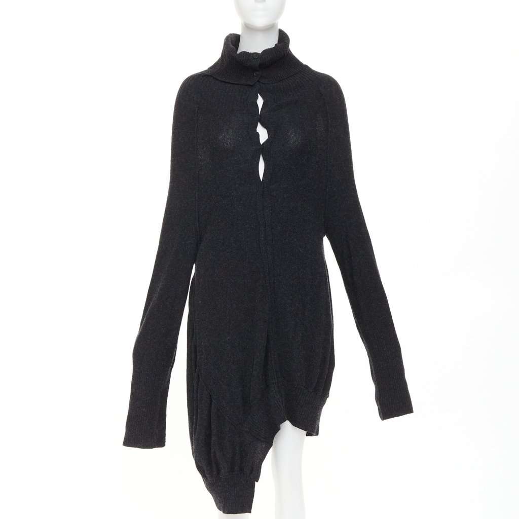 Yohji Yamamoto Grey Wool Knitwear Grey Wool Very good condition - Front View