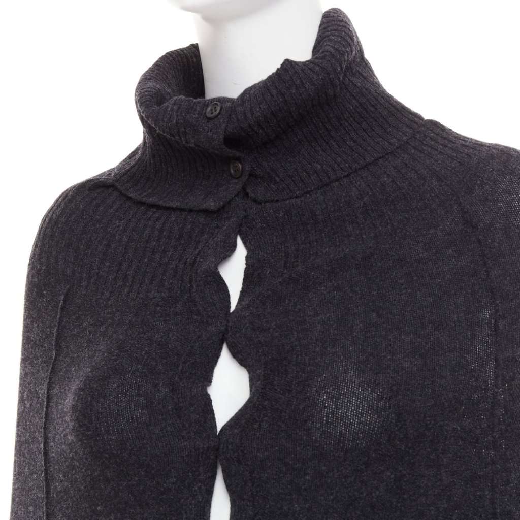 Yohji Yamamoto Grey Wool Knitwear Grey Wool Very good condition - Back View
