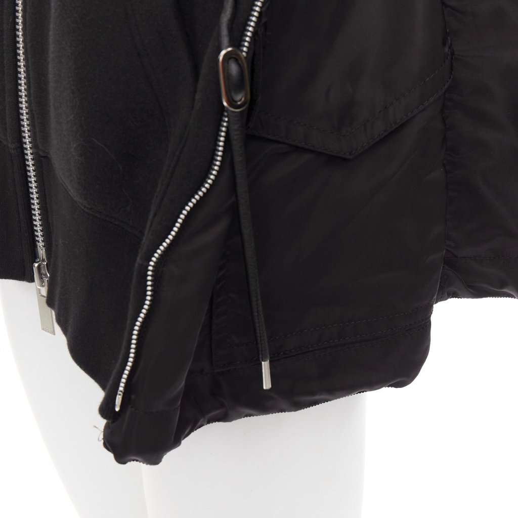 Sacai Black Cotton Knitwear Black Cotton Good condition - Back View
