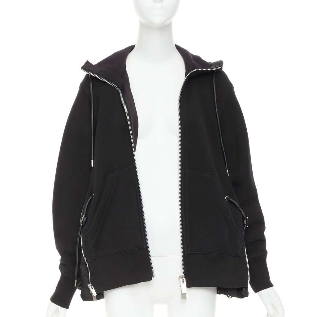 Sacai Black Cotton Knitwear Black Cotton Good condition - Inside View