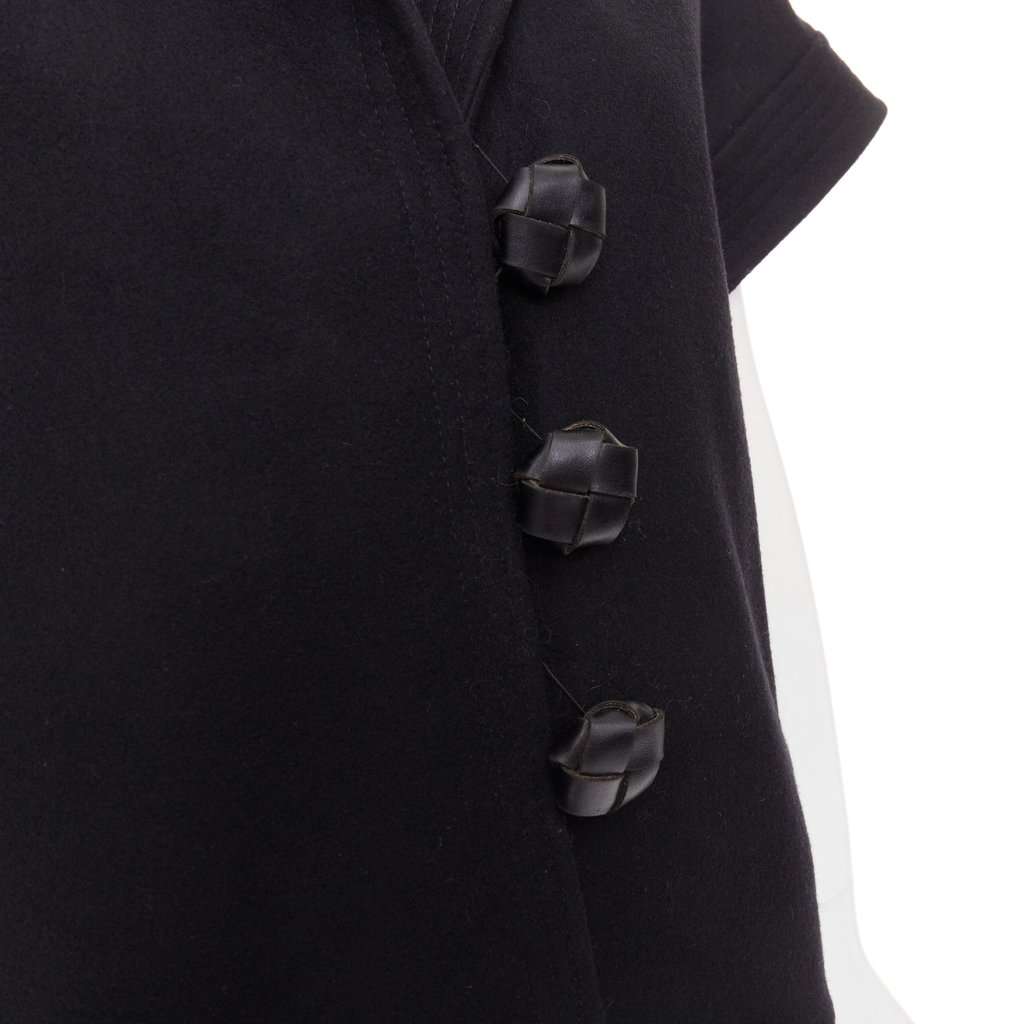 Stella McCartney Black Wool Coat Black Wool Very good condition - Back View