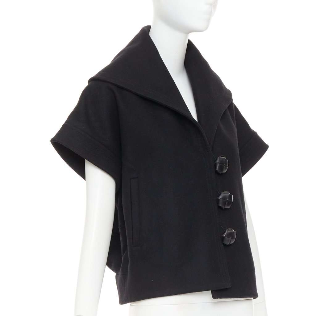 Stella McCartney Black Wool Coat Black Wool Very good condition - Inside View