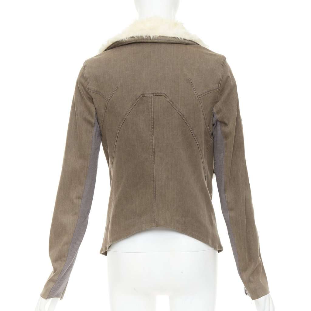 Helmut Lang Ecru Leather Coat Beige Leather Good condition - Box View