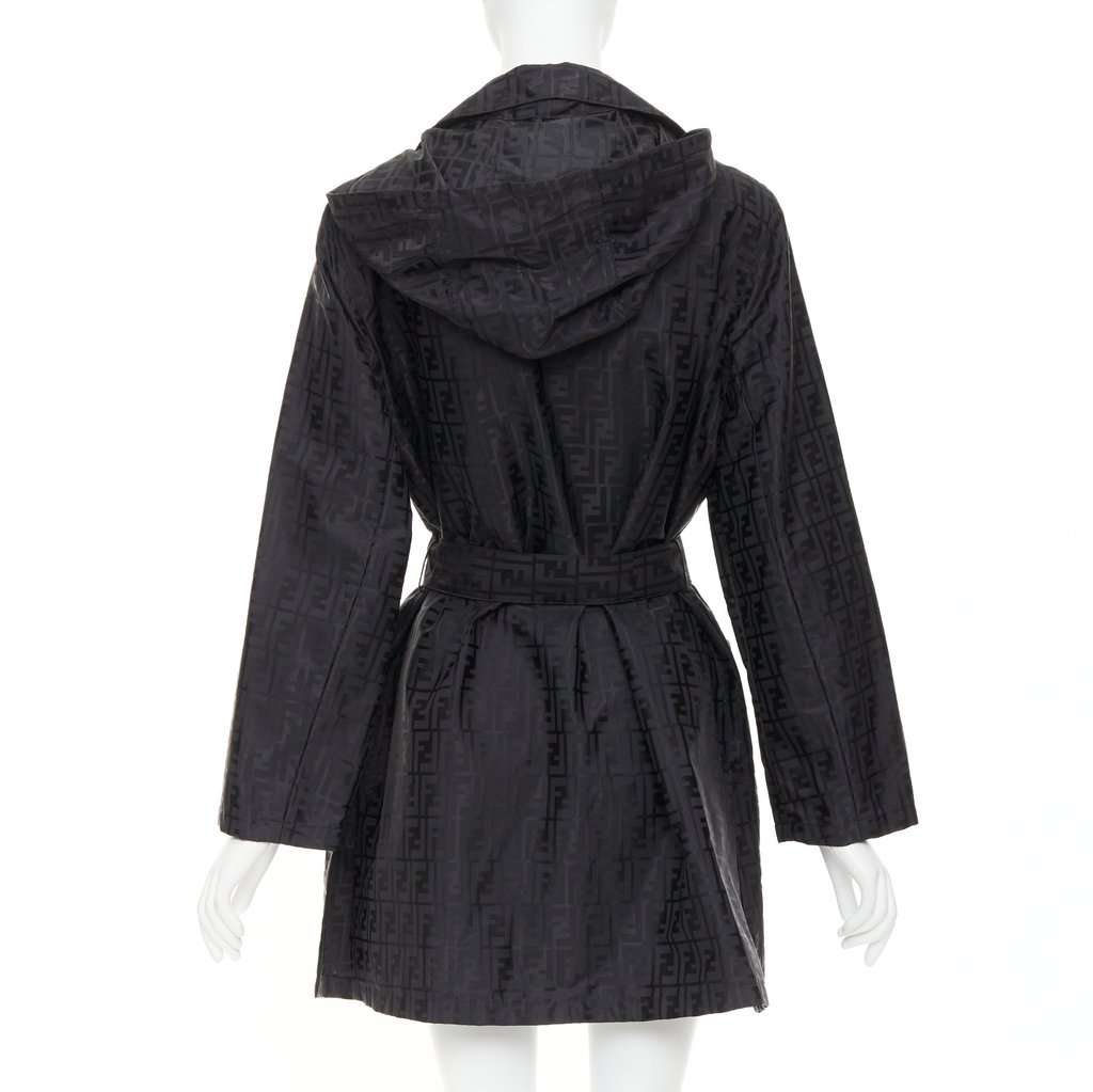 Fendi Black Cotton Coat Black Cotton Very good condition - Box View