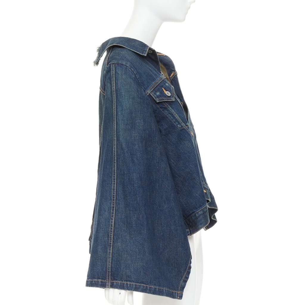 Junya Watanabe Blue Cotton Coat Blue Cotton Very good condition - Model View