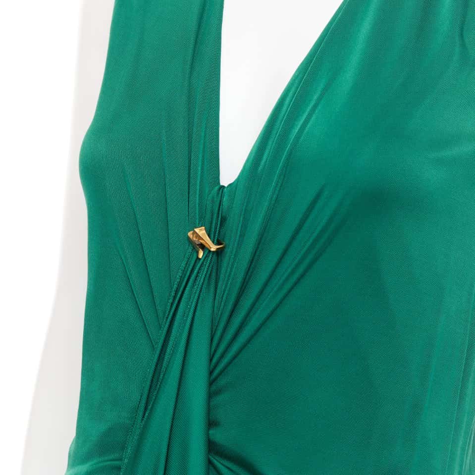 Gucci Green Viscose Dress Green Viscose Good condition - Back View