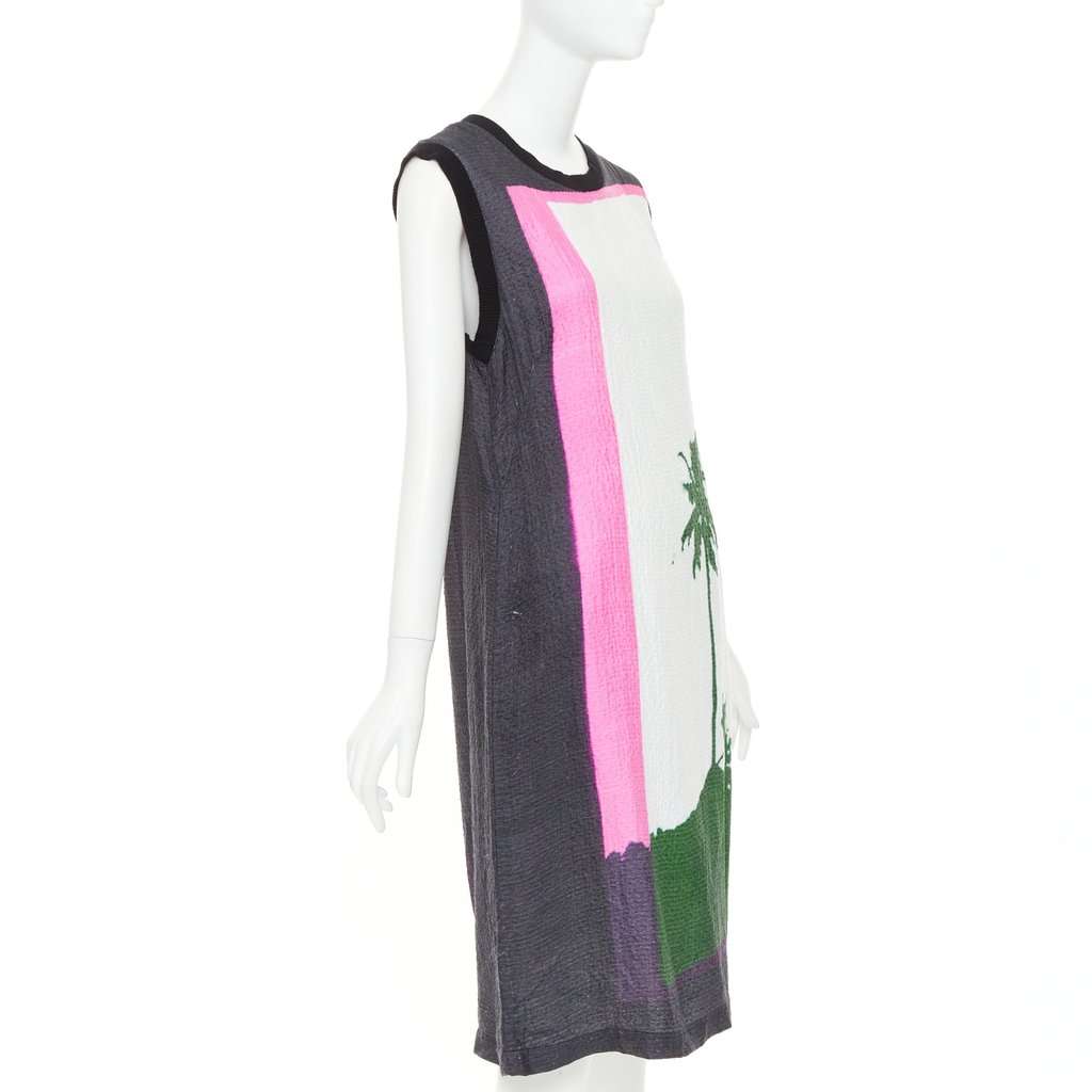 Dries Van Noten Pink Linen Dress Pink Linen Very good condition - Inside View