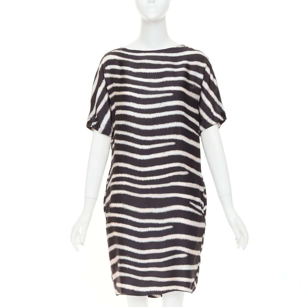 Stella McCartney Black Silk Dress Black Silk Very good condition - Front View