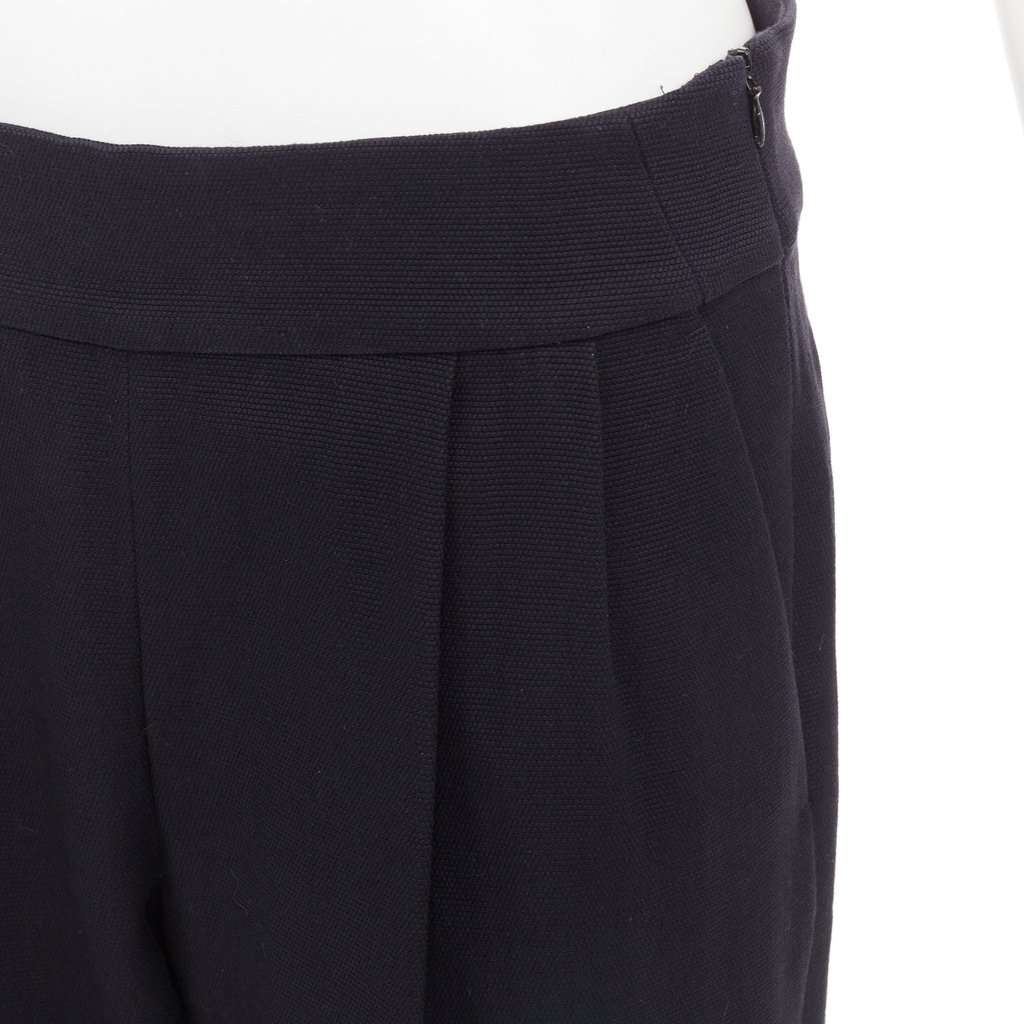 Dries Van Noten Black Wool Trouser Black Wool Good condition - Back View