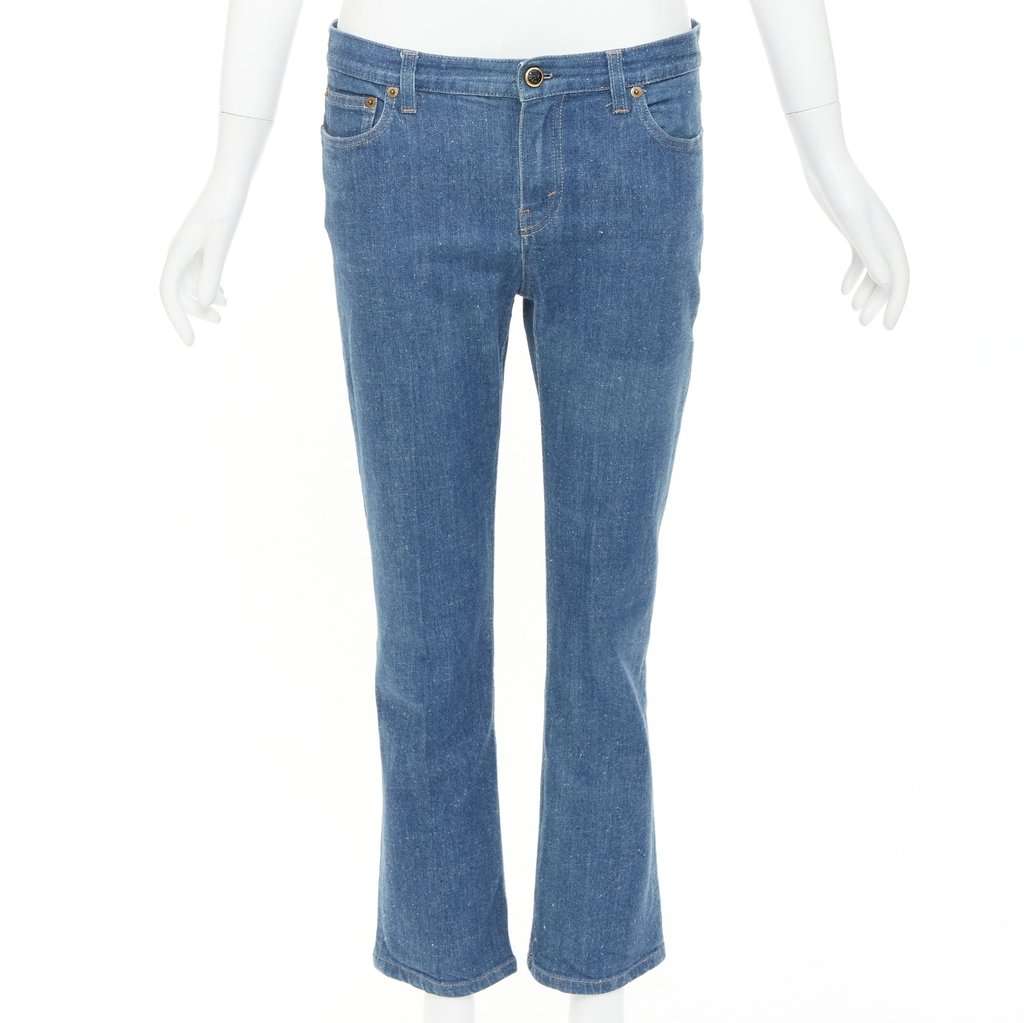 Celine Blue Cotton Jeans Blue Cotton Very good condition - Front View