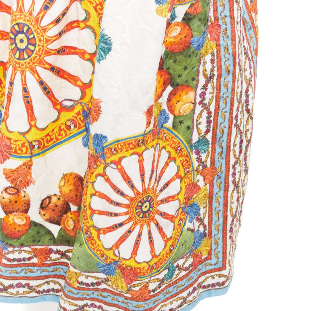 Dolce & Gabbana MultiColor Viscose Skirt MultiColor Viscose Very good condition - Back View
