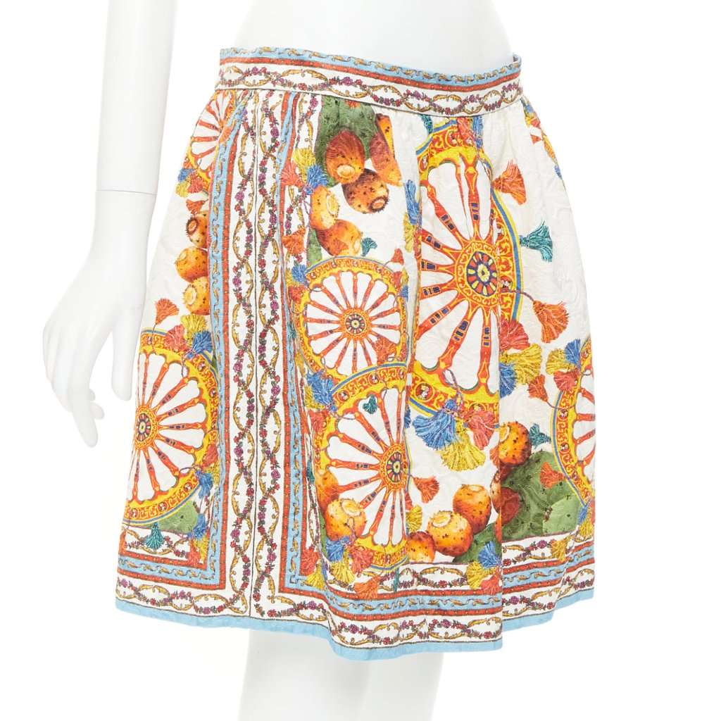 Dolce & Gabbana MultiColor Viscose Skirt MultiColor Viscose Very good condition - Inside View