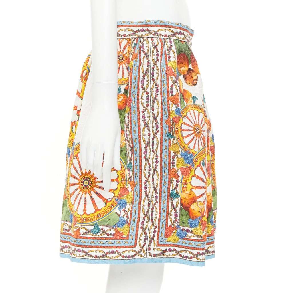 Dolce & Gabbana MultiColor Viscose Skirt MultiColor Viscose Very good condition - Model View