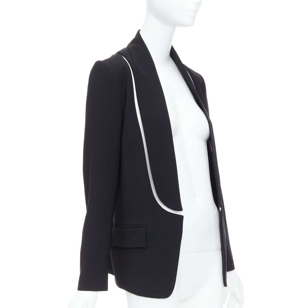 Alexander Wang Cut-Out Long Blazer Black Good condition - Inside View