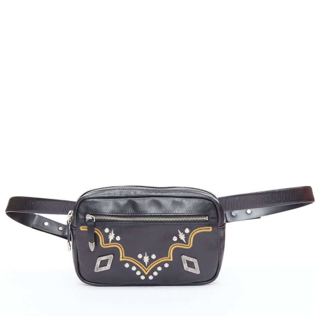Toga Archives Colorblock Satchel Black Leather Fair condition - Front View