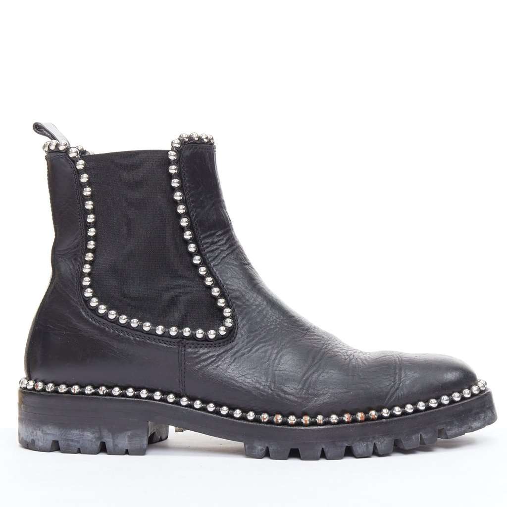 Alexander Wang Spencer Black Leather Fair condition - Front View