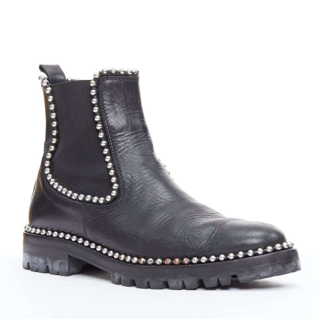 Alexander Wang Spencer Black Leather Fair condition - Back View