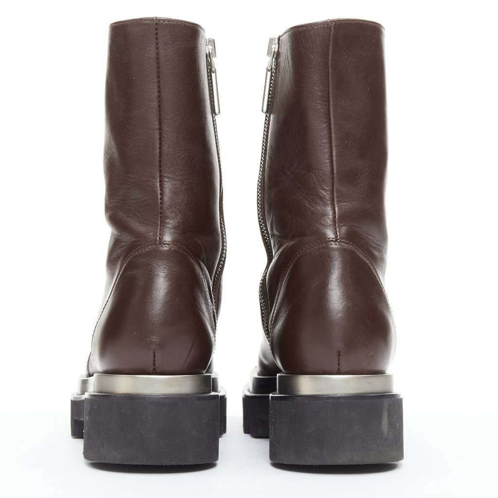 Unsigned Napa Moto Brown Leather Fair condition - Box View