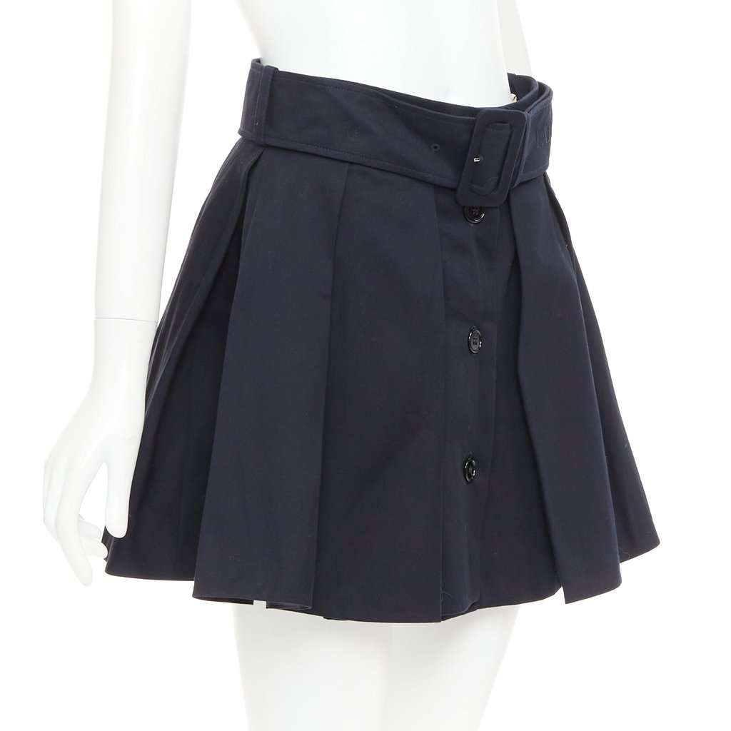Patou Navy Cotton Skirt Navy Cotton Very good condition - Inside View