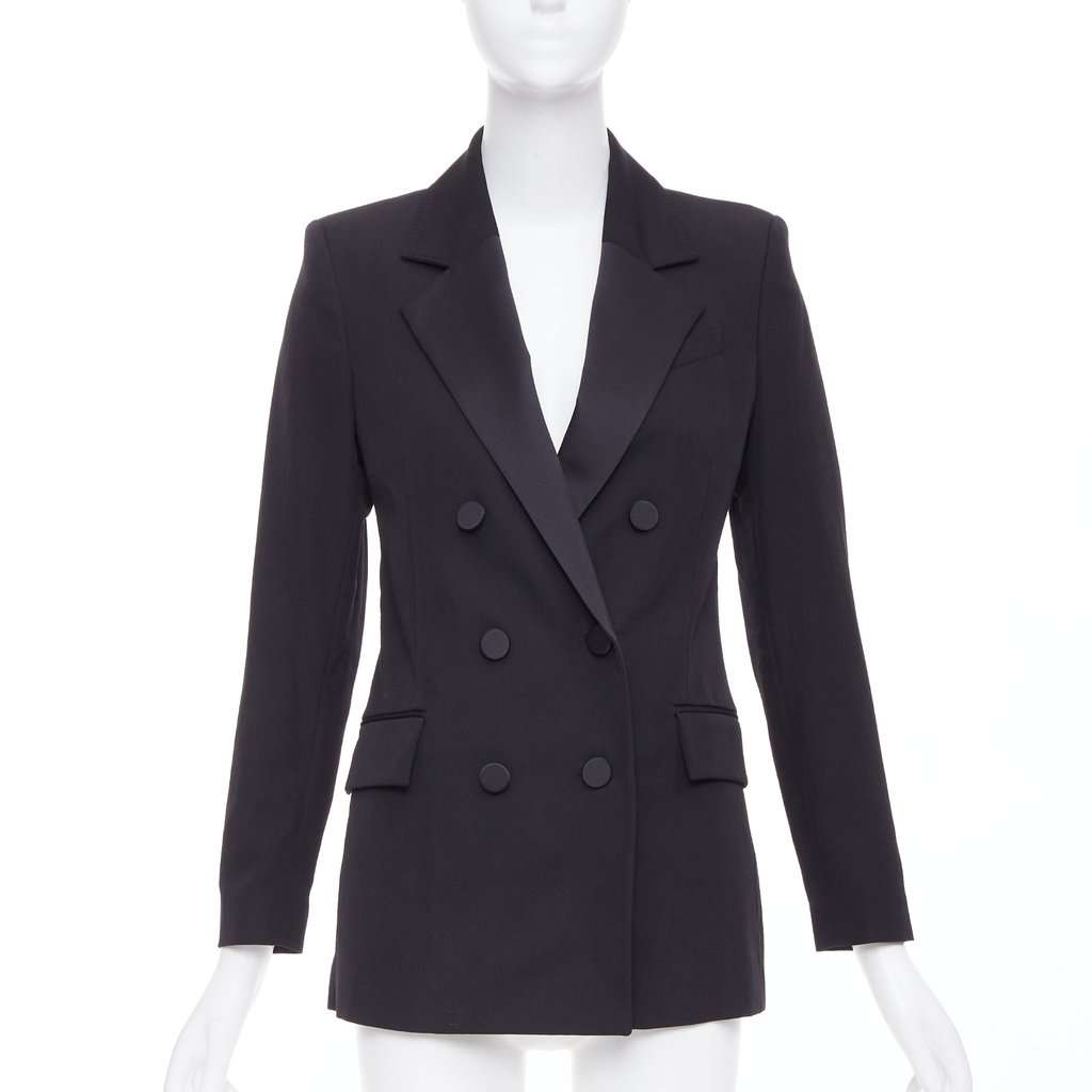 Racil Hatanaka Black Wool Very good condition - Front View