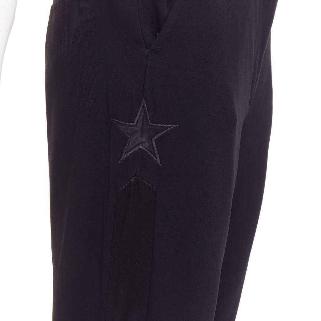 Givenchy Flare Cropped Pants Black Viscose Very good condition - Back View