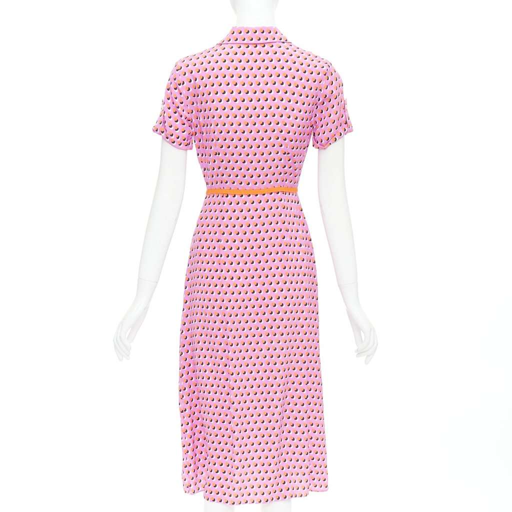 Diane Von Furstenberg Georgia Pink Silk Very good condition - Box View