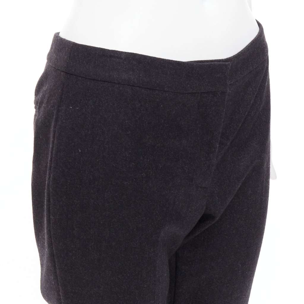 Alexander McQueen Tapered Bootcut Pants Grey Wool Very good condition - Back View
