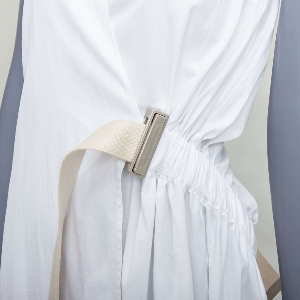 Acne Studios Chen Poplin White Cotton Fair condition - Back View