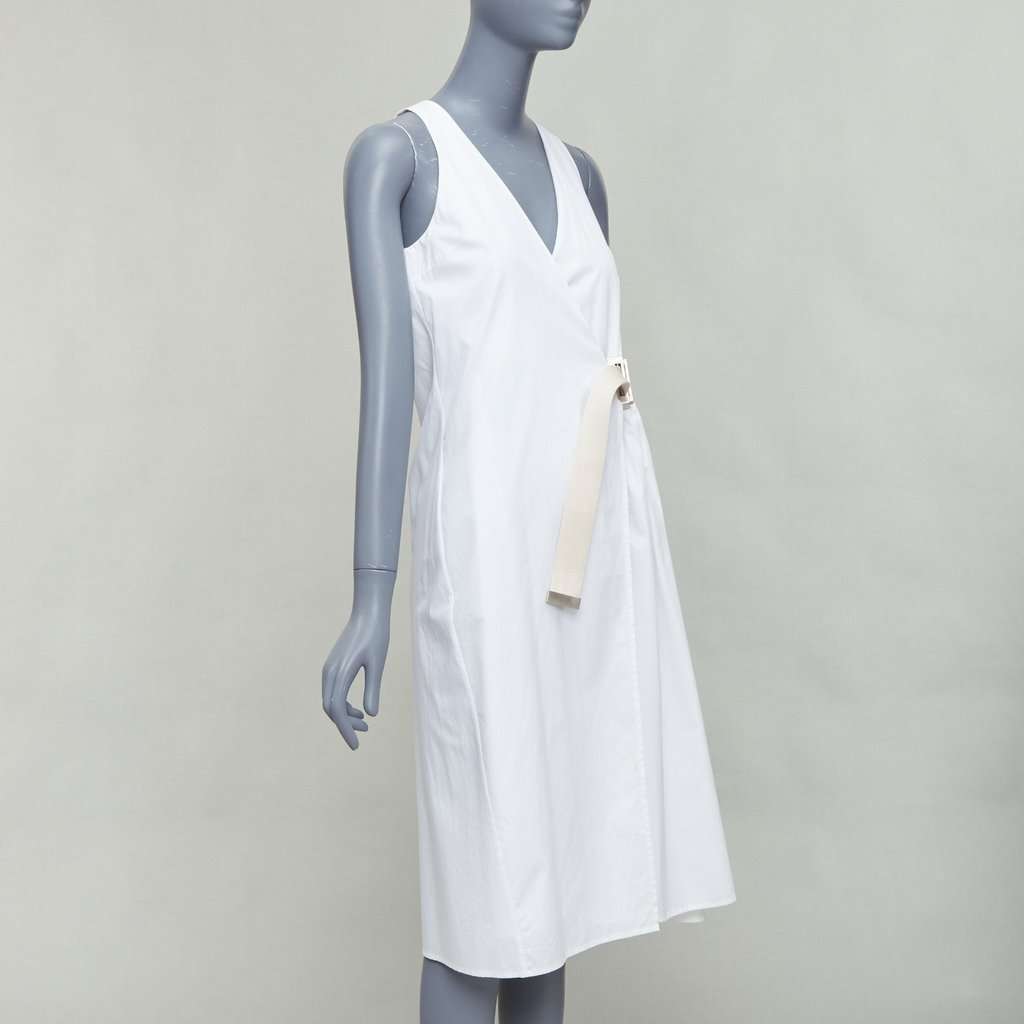 Acne Studios Chen Poplin White Cotton Fair condition - Inside View
