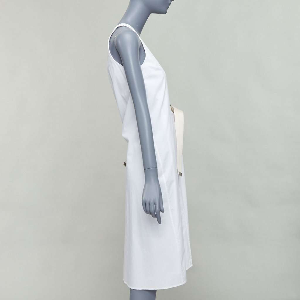 Acne Studios Chen Poplin White Cotton Fair condition - Model View