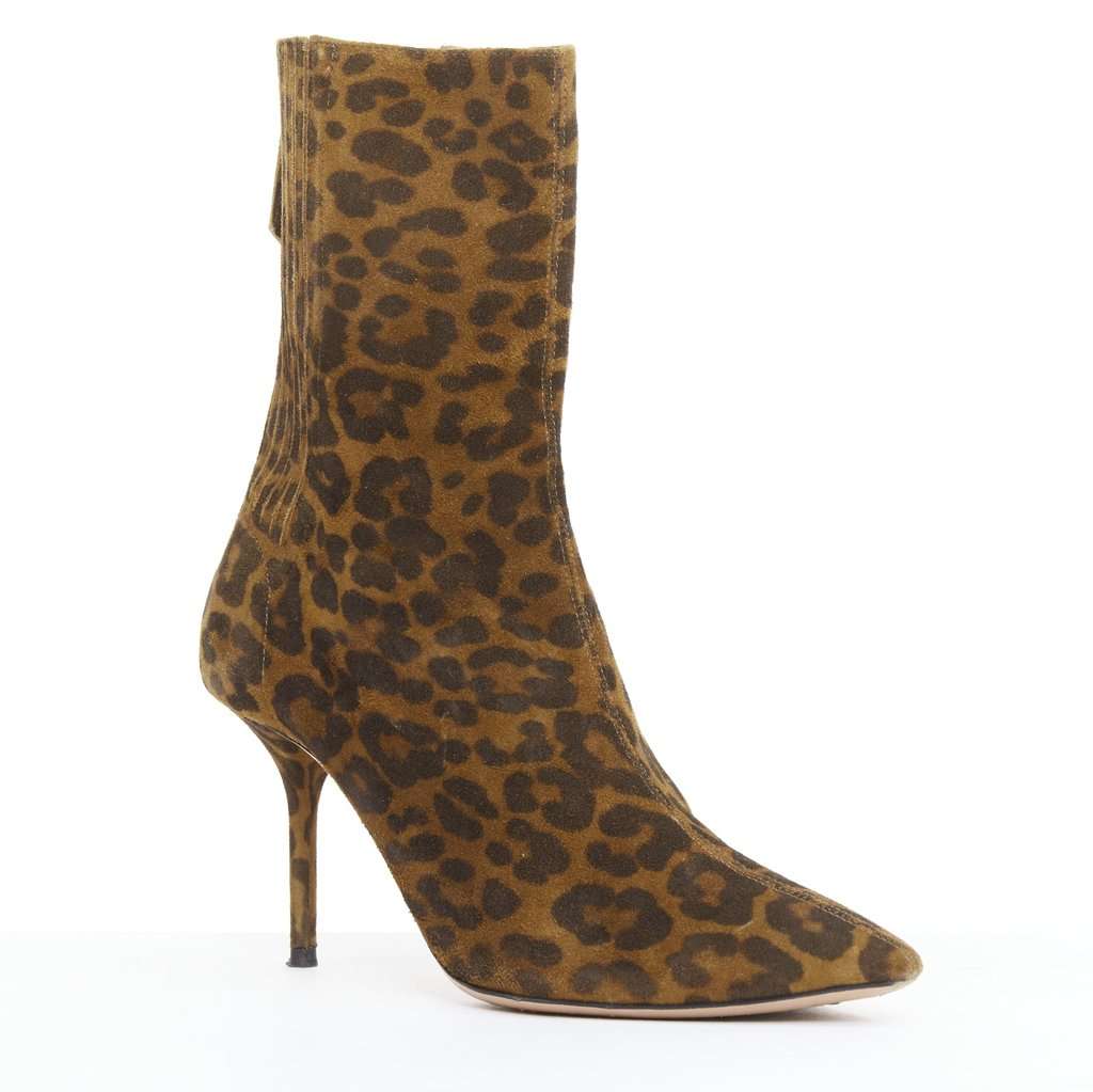 Aquazzura Montmartre Brown Suede Fair condition - Back View