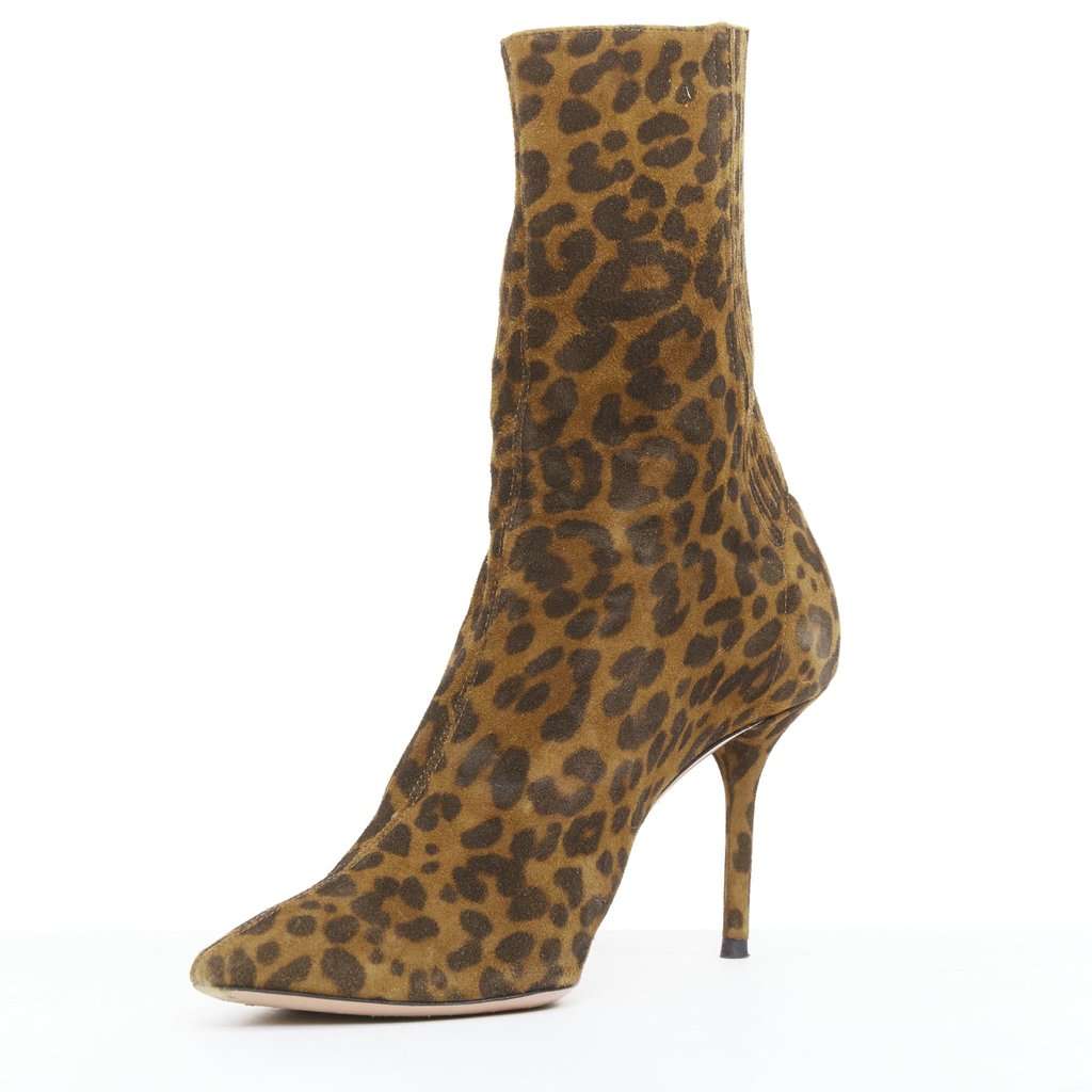 Aquazzura Montmartre Brown Suede Fair condition - Model View
