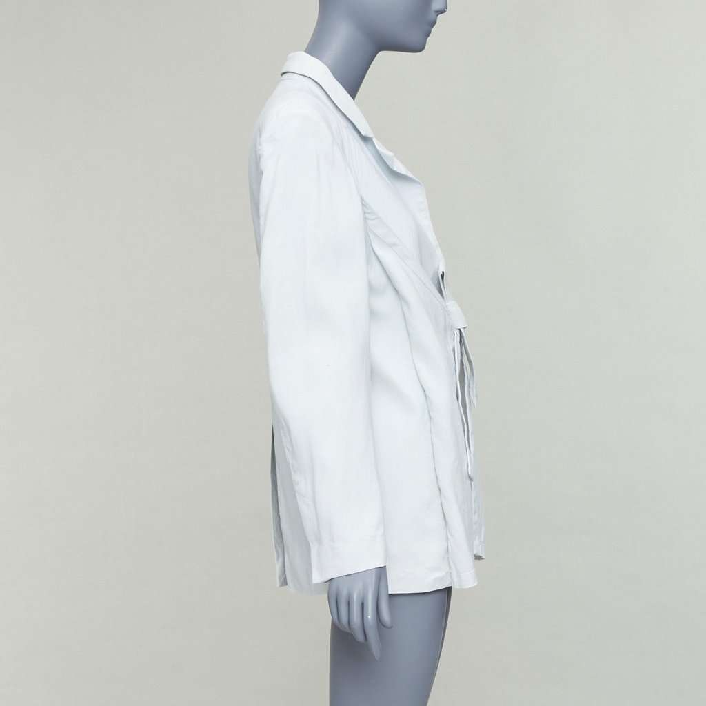 Jacquemus Hemp Wool Blazer Blue Fair condition - Box View