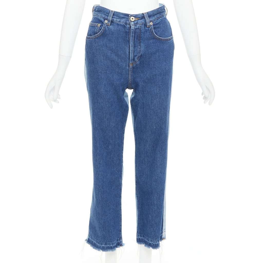 Loewe Blue Cotton Jeans Blue Cotton Good condition - Inside View